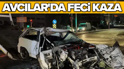 Otomobil kamyona çarptı, 1 kişi yaşamını yitirdi