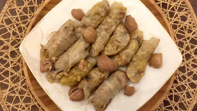 5 Aralık Cuma Gelinim Mutfakta Bursa Kestaneli Sarma tarifi: Kestaneli Sarma nasıl yapılır?