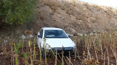 30 metreden uçan araçta burunları bile kanamadı