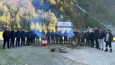 Amasya Taşova’da emek direnişi! Yaprak HES 1 işçileri grevde