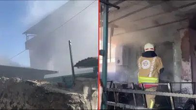 Kula’da müstakil evde yangın paniği!