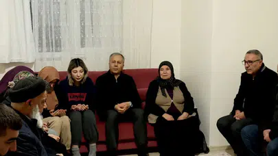 Cumhurbaşkanı Erdoğan, şehit ailesine başsağlığı diledi