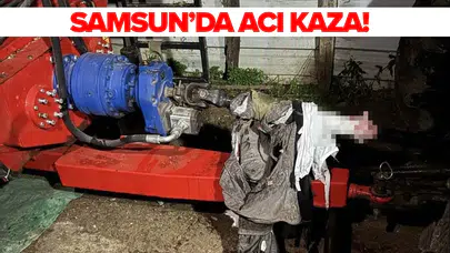 Kolunu silaj makinesine kaptıran çocuk can verdi!