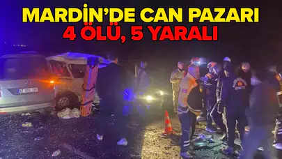 Çarpışan 3 araç hurdaya döndü