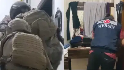 Mersin'de haraç isteyen suç örgütüne operasyon düzenlendi: 8 kişi tutuklandı