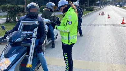 Manisa’da motosikletlere sıkı denetim