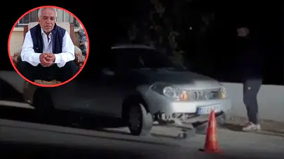 Mersin'de otomobil, yerde yatan adamın üzerinden geçti!