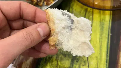 Nevşehir’de ekmekten çıkan jilet şoke etti!