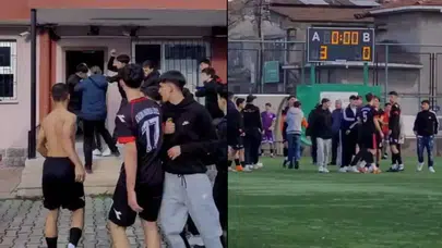 Samsun'da liseler arası futbol turnuvası: Öğretmen darbedildi, 2 öğrenci gözaltında
