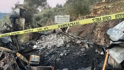 İzmir'de müstakil evde yangın: Kadın öldü, eşi ağır yaralandı