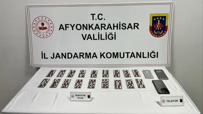 Afyonkarahisar’da jandarmadan uyuşturucu operasyonu: 4 gözaltı