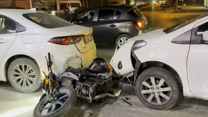 Aksaray’da zincirleme kazada 1 kişi yaralandı