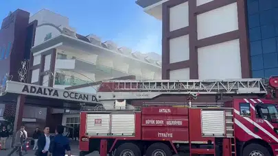 Manavgat’ta 5 yıldızlı otelde yangın!