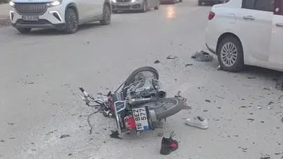 Bursa'da otomobil ile motosiklet çarpıştı: 1 ölü, 1 yaralı