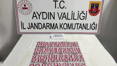 Aydın'da otoyol denetimi: 40 tablet uyuşturucu ele geçirildi!