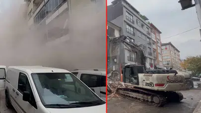 Bursa'da sıra dışı bina yıkımı!