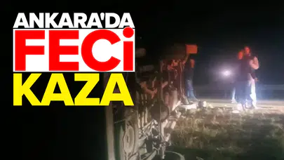 İşçi servisi devrildi, 14 kişi yaralandı!