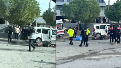 İzmir'de korkunç kaza: Hafif ticari araç ile motosiklet çarpıştı! 1 ölü, 1 yaralı