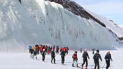 Palandöken Kayak Merkezi'nde yasaklı bölgeye giren 14 kişiye ceza yağdı