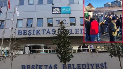Beşiktaş Belediyesi işçileri iş bıraktı