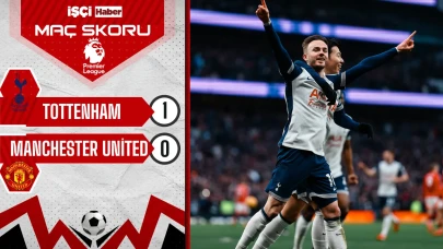 Tottenham, sahasında Manchester United'ı 1-0 mağlup etti