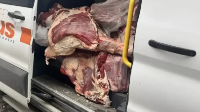 Ankara’da skandal et taşıma yöntemi: Zincir market personel servisinde et taşıdı