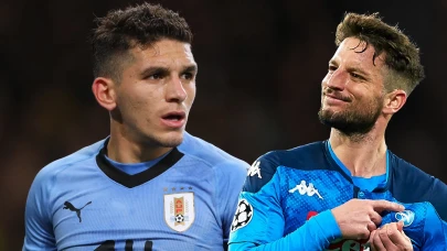 Torreira'dan Mertens'e ilginç öpücük!