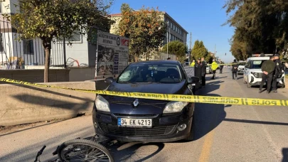 Otomobil ile bisiklet çarpıştı! 1 ölü