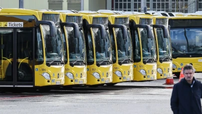 Almanya'da toplu taşıma grevleri!