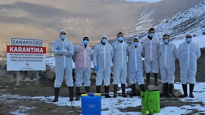 Bitlis'te şap hastalığına karşı karantina uygulandı!