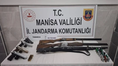 Manisa'da silah tacirlerine operasyon