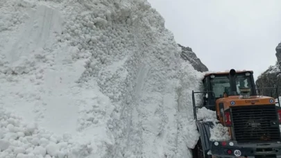Hakkari’de çığ faciası! İş makinesi operatörü ölümden döndü