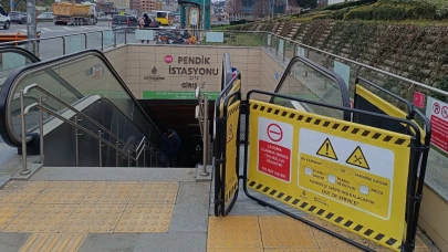 Pendik metroda yürüyen merdivene sıkışan kadının parmakları koptu