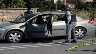Kızının gözü önünde eşini vurdu!