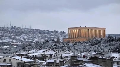Ankara için kar uyarısı!