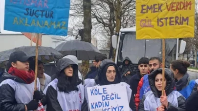 HepsiJET deposu kadın işçileri, tacizlere karşı direniş başlattı