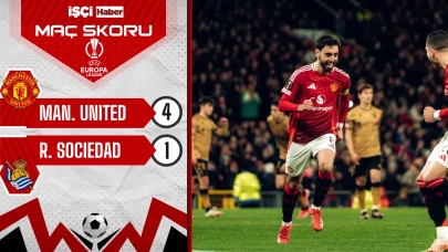 Manchester United, Real Sociedad'ı 4-1 mağlup etti!
