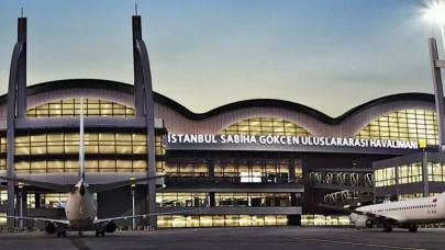 Sabiha Gökçen'de hareketli anlar