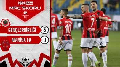 Gençlerbirliği, Manisa FK karşısında 3 puanı 3 golle aldı!