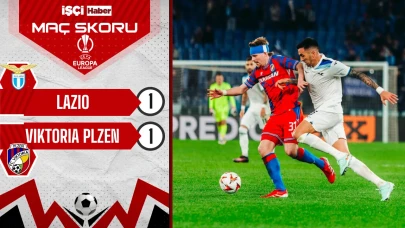 Lazio, Viktoria Plzen ile 1-1 berabere kalarak çeyrek finale yükseldi