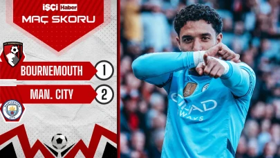 Manchester City, Bournemouth'u mağlup ederek yarı finale yükseldi