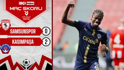 Kasımpaşa, Samsunspor deplasmanında 2-0 kazandı