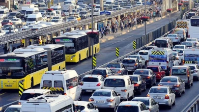Anadolu Yakası'nda trafik yoğunluğu yüzde 89'u buldu!