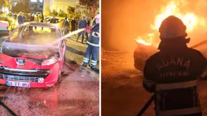 Adana'da ilginç olay: Annesinin arabasını kundakladı