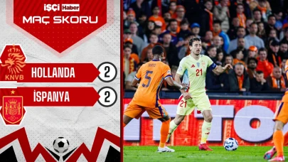 Hollanda ve İspanya yenişemedi!