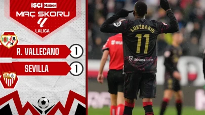 Rayo Vallecano ile Sevilla, 1-1 berabere kaldı