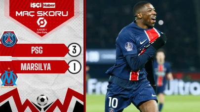 PSG, Marsilya karşısında 3 puanı 3 golle aldı!