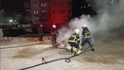 Şanlıurfa'da panik anları: Seyir halindeki otomobil alev aldı