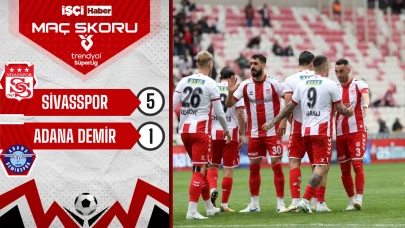 Sivasspor, Adana Demirspor'u 5-1 mağlup etti
