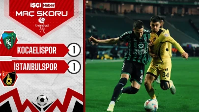 Kocaelispor, İstanbulspor engelini geçemedi!